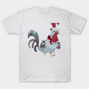 Cute Rooster Drawing T-Shirt